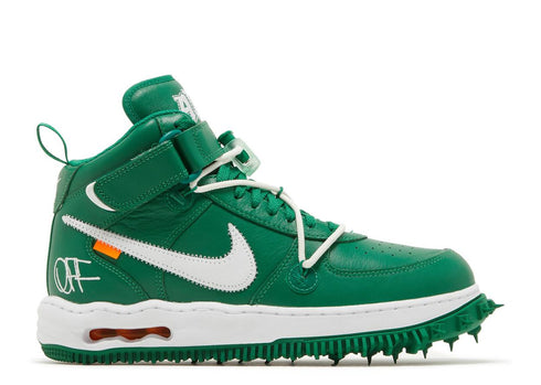 OFF-WHITE X AIR FORCE 1 MID SP LEATHER PINE GREEN
